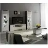 Image de Ensemble Salon Moderne effet Béton Laqué Gris - BRISE -