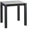 Image de Table haute extensible sans tiroir 4 personnes en verre 100 x 100 cm