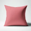 Image de 3S. x Tertio Taie d'oreiller ou taie de traversin coton - Rose - Vieux Rose 50 x 70 cm avec volant