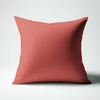 Image de 3S. x Tertio Taie d'oreiller ou taie de traversin coton - Terracotta 63 x 63 cm sans volant