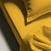 Image de 3S. x Tertio Drap plat coton - Jaune - Curry 270 x 300 cm