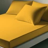 Image de 3S. x Tertio Drap-housse coton - Jaune - Curry 120 x 190 cm