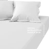 Image de 3S. x Tertio Drap-housse grand bonnet polycoton - Blanc 140 x 190 cm