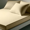 Image de 3S. x Tertio Drap-housse polycoton - Beige - Ficelle 180 x 200 cm