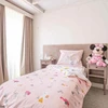 Image de 3S. x Collection Parure de lit coton LAMA - Rose 200 x 200 cm
