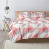 Image de 3S. x Collection Parure de lit en coton - TRIGONE - Rose 260 x 240 cm