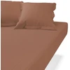 Image de 3S. x Tertio Drap housse Gaze de coton - Rouille 80 x 190 cm