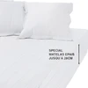 Image de 3S. x Tertio Drap housse grand bonnet Gaze de coton - Blanc 140 x 190 cm