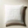 Image de 3S. x Tertio Taie d'oreiller ou taie de traversin gaze de coton - Blanc 50 x 70 cm avec volant
