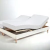Image de 3S. x Tertio Drap-housse sommier articulé gaze de coton - Blanc 2 x 80 x 200 cm