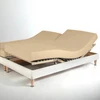 Image de 3S. x Tertio Drap-housse sommier articulé coton - Beige - Écru 2 x 70 x 190 cm