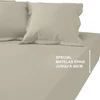 Image de 3S. x Tertio Drap-housse grand bonnet XL Coton - Gris - Galet 90 x 190 cm