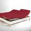 Image de 3S. x Tertio Drap-housse sommier articulé Percale De Coton - Bordeaux - Rouge Vin 2 x 70 x 190 cm