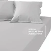 Image de 3S. x Tertio Drap-housse grand bonnet XL polycoton - Gris - Perle 180 x 200 cm
