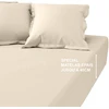 Image de 3S. x Tertio Drap-housse grand bonnet XL polycoton - Beige - Ficelle 140 x 190 cm