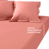 Image de 3S. x Tertio Drap-housse grand bonnet coton - Pêche 180 x 200 cm