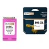 Image de - 1 Cartouche compatible pour HP 305 XL 305XL Couleur pour Deskjet 1210 1212 1255 2710 2720 2721 2722 2723 2724 2732 2752 2755 Plus 4110 Pl