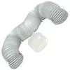 Image de Kit gaine evacuation sèche-linge 481253028836 bauknecht,, vedette, radiola, baucknecht, ignis, proline, laden