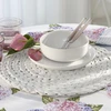 Image de Becquet Set de 4 dessous d'assiettes RUBINE blanc