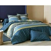 Image de Becquet Housse de couette réversible en coton bleu - CUZCO 200 x 200 cm