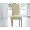 Image de Becquet Housse de chaise extensible tissage en relief Becquet - Beige Taille unique