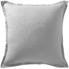 Image de Becquet Taie d'oreiller ou traversin en lin uni - Gris 50 x 70 cm