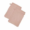Image de Becquet Lot de 2 gants uni lauréat prestige - 600g/m2 - Saumon 15 x 22 cm