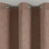 Image de Becquet Rideau occultant velours thermique et phonique dos polaire ALASKA - marron moka 140 x 260 cm