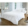Image de Becquet Drap plat en coton blanc à motif brodé floral - DELICATESSE 270 x 310 cm
