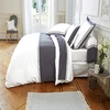 Image de Becquet Drap plat percale de coton MATHILDE - blanc 180 x 290 cm