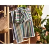 Image de Becquet Drap de bain rayés 480 g/m² LAURENCE - multicolore 70 x 140 cm