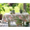 Image de Becquet Nappe en Toile cirée BLOOM ROMANTIC à fleurs blanches et roses 140 x 250 cm