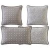 Image de Becquet Coussin GIENS double face graphique rectangulaire beige 30 x 50 cm