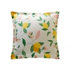 Image de Becquet Taie d'oreiller en coton LEMON BIRD jaune 43 x 185 cm