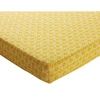 Image de Becquet Drap-housse en coton jaune - LEMON BIRD 90 x 190 cm