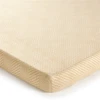 Image de Becquet Drap-housse en coton beige - THÉORÈME 90 x 190 cm