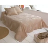 Image de Becquet Housse de coussin CROZON marron noisette en polyester 65 x 65 cm