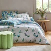 Image de Becquet Taie d'oreiller réversible en coton écru imprimé papillons - PAPILLONNER 63 x 63 cm