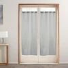 Image de Becquet Voilage Droit Gris perle CARLO 60 x 160 cm