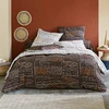 Image de Becquet Housse de couette réversible en coton écru - TISSAGE 260 x 240 cm