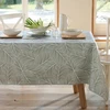 Image de Becquet Nappe Imprimée Imperméable et antitache Grise ELOA 140 x 200 cm