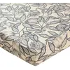 Image de Becquet Drap-housse en percale de coton écru à motif tropical - CITRONNADE 140 x 190 cm