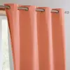 Image de Becquet Lot de 2 rideaux ROSEW L135xH180 orange paprika 135 x 180 cm