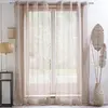 Image de Becquet Voilage BELUGA OEILLE - marron taupe 260 cm
