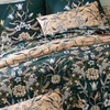 Image de Becquet Drap plat en coton vert foncé - BRITISH 240 x 300 cm