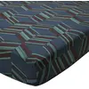 Image de Becquet Drap housse JEUX GRAPHIQUES style chevrons, multicolore 140 x 190 cm