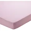 Image de Becquet Drap housse en coton rose - VALSE FLEURIE 160 x 200 cm