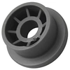Image de Roulette panier inférieur (x1) Lave-vaisselle C00260820, 482000021965 ARISTON HOTPOINT,, SCHOLTES, WHIRLPOOL, BAUKNECHT, IGNIS - 295280