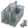 Image de Panier à couverts Lave-vaisselle 481231038897, 484000008561, BAUKNECHT, LADEN, IGNIS, IKEA WHIRLPOOL, KITCHENAID, SMEG - 51200
