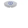 Image de Touche on-off blanc Lave-vaisselle C00143006, ARISTON HOTPOINT - 93159